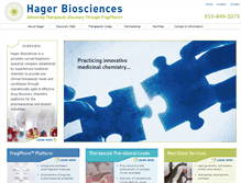 Tablet Screenshot of hagerbio.com